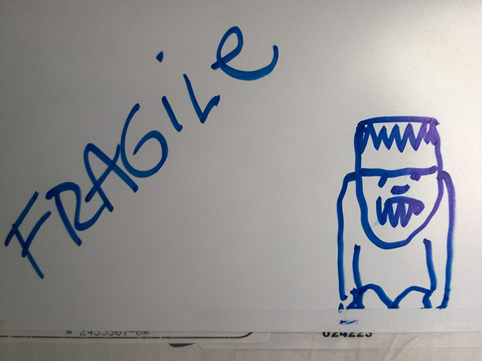 Fragile, By Hugo (Indiana)